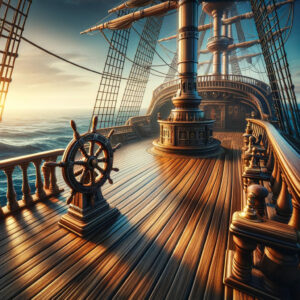 Parte superior barco